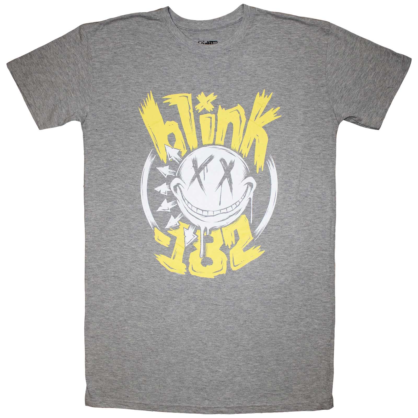 Blink-182 Ladies T-Shirt Dress: Big Smile (Grey)