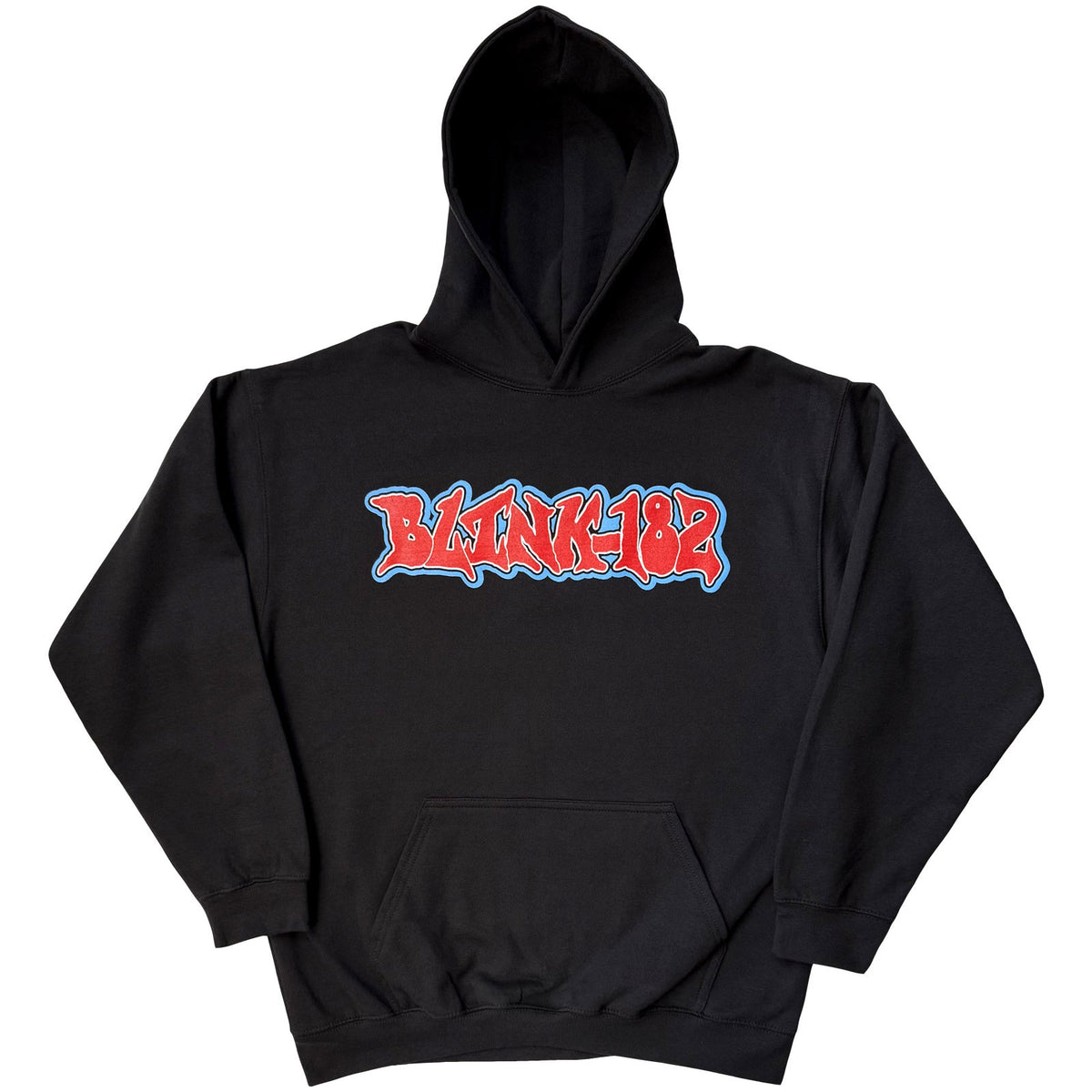 Blink-182 Unisex Pullover Hoodie: Alien Reaper (Black) (Back Print)