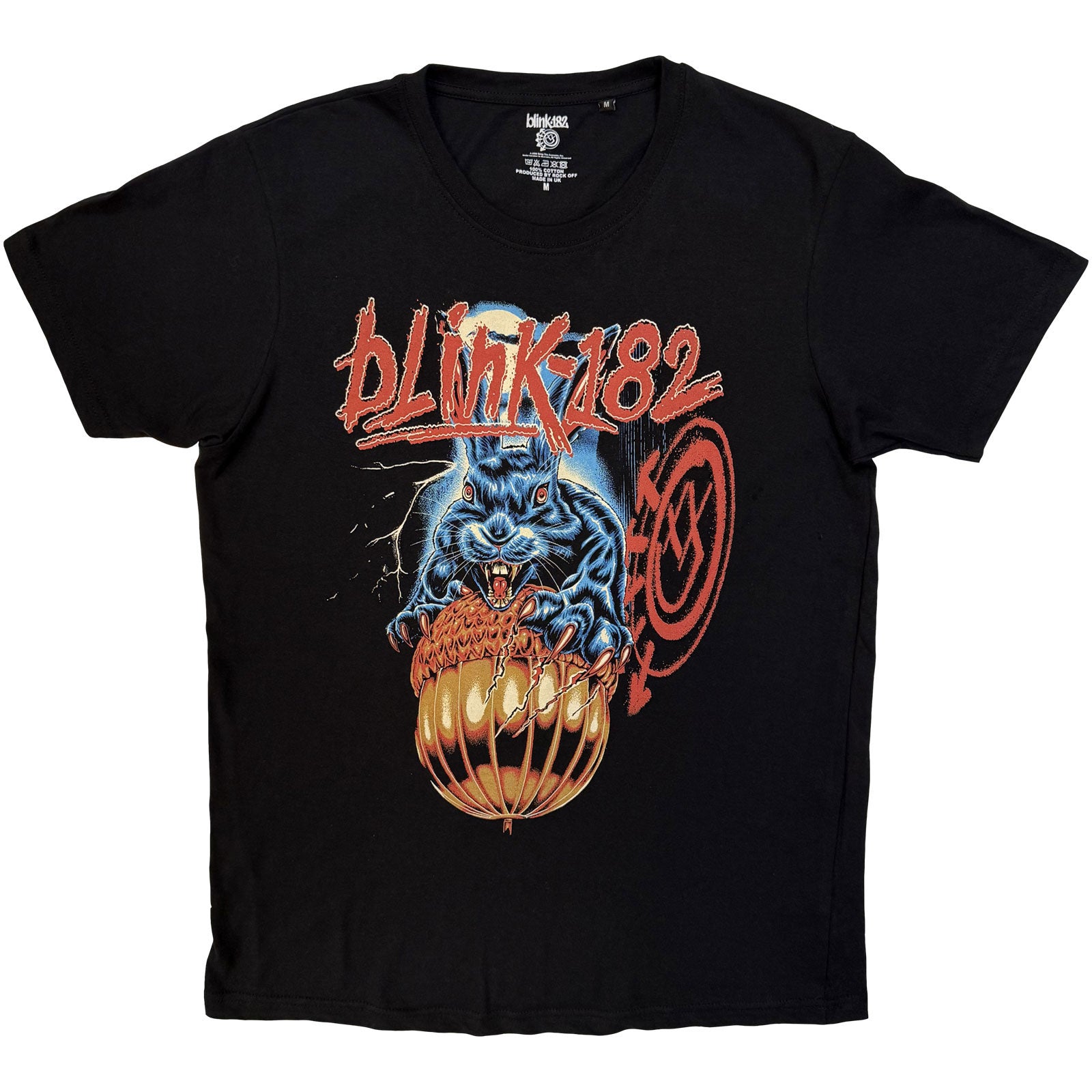 Blink-182 Unisex T-Shirt: Acorn Rabbit (Black)