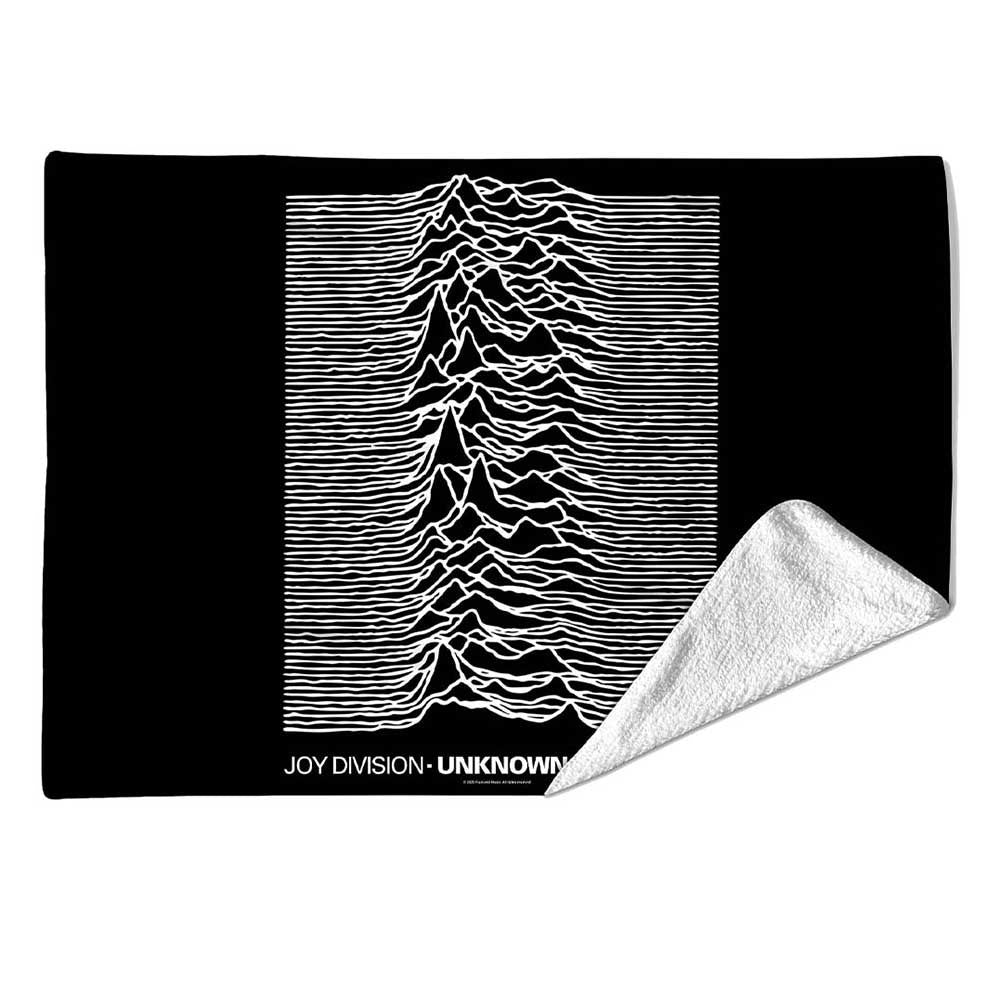 Joy Division Sherpa Fleece Blanket: Unknown Pleasures (Black)