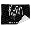 Korn Sherpa Fleece Blanket: Still A Freak (Multicolour) (Large)