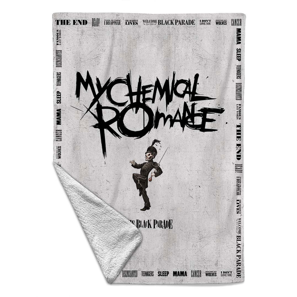 My Chemical Romance Sherpa Fleece Blanket: Black Parade (Multicolour) (Small)