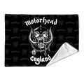 Motorhead Sherpa Fleece Blanket: England (Black)