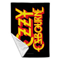 Ozzy Osbourne Sherpa Fleece Blanket: Logo (Multicolour) (Small)