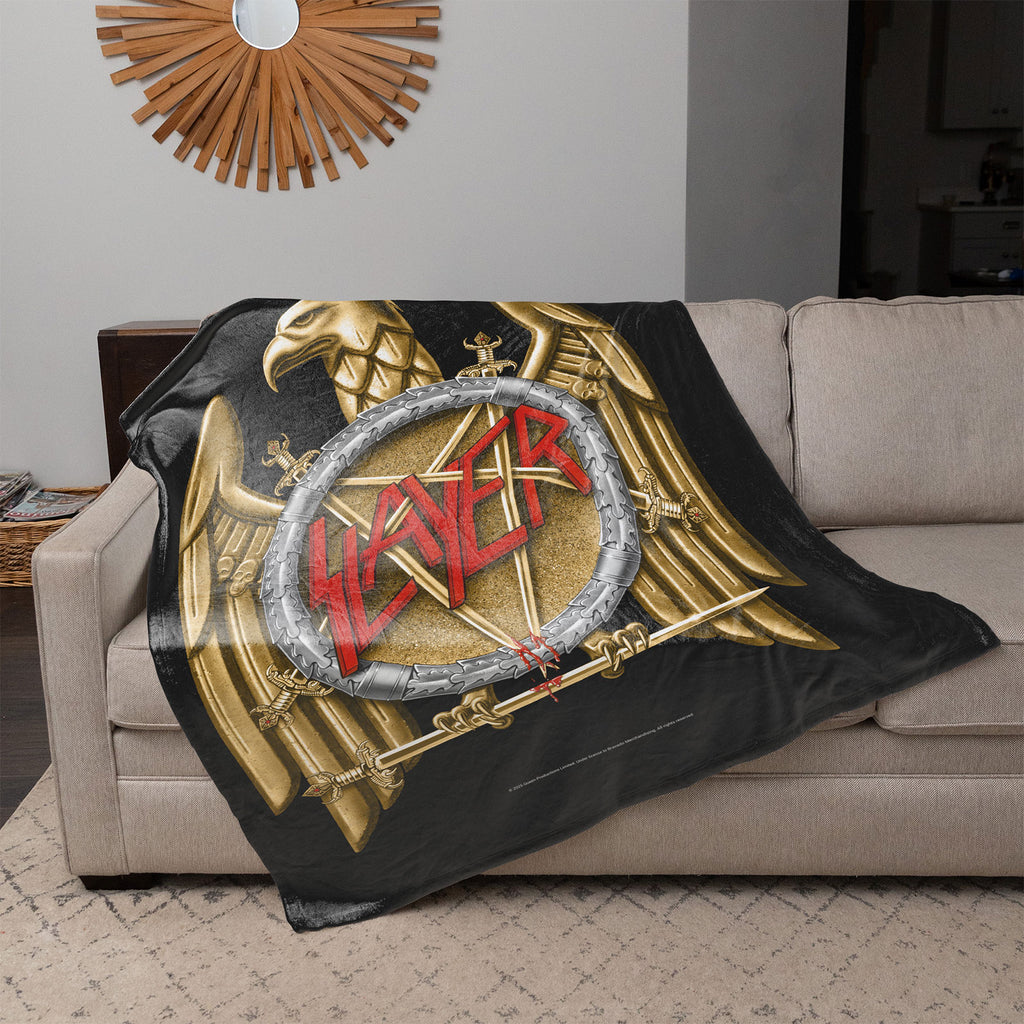 Slayer Sherpa Fleece Blanket: Golden Eagle (Multicolour) (Single)