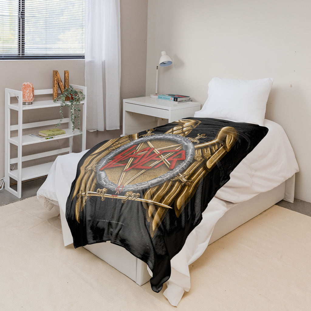 Slayer Sherpa Fleece Blanket: Golden Eagle (Multicolour) (Single)