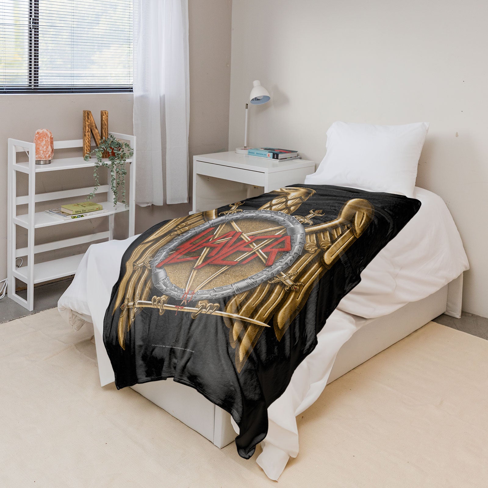 Slayer Sherpa Fleece Blanket: Golden Eagle (Multicolour) (Single)