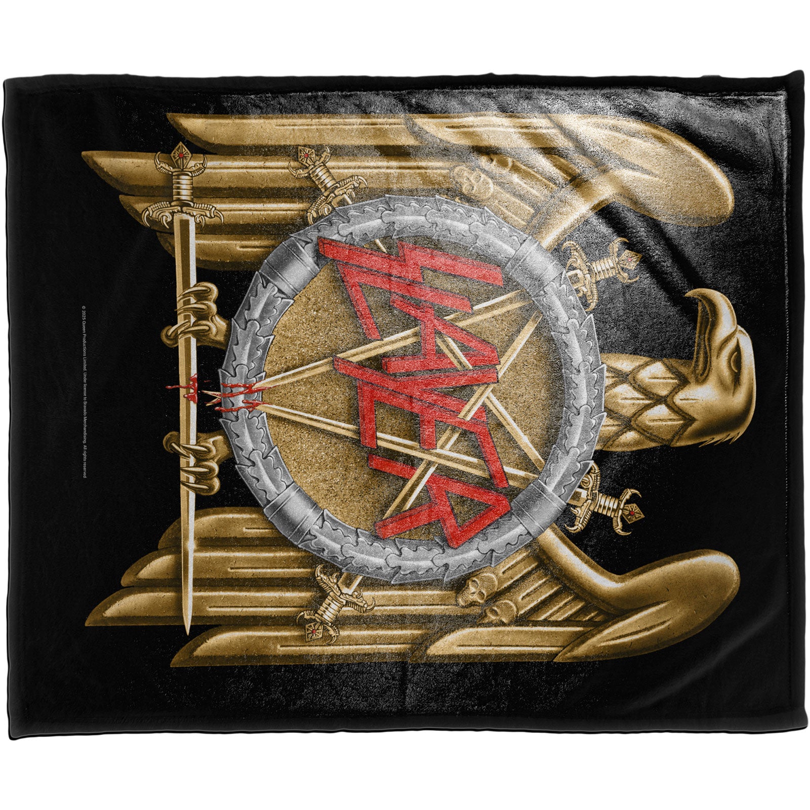 Slayer Sherpa Fleece Blanket: Golden Eagle (Multicolour) (Single)