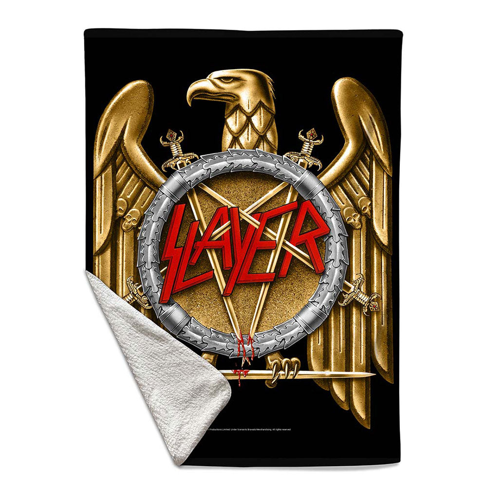 Slayer Sherpa Fleece Blanket: Golden Eagle (Multicolour) (Single)