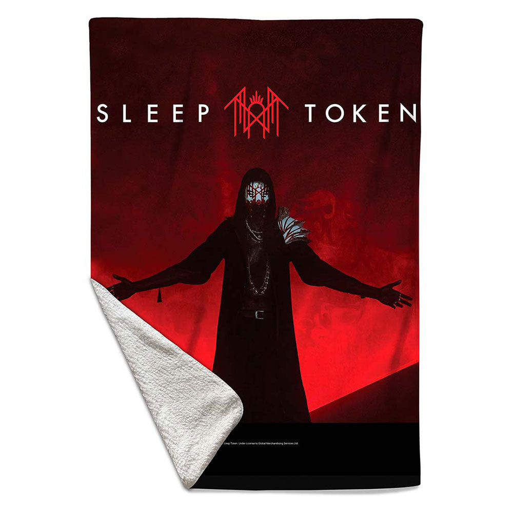 Sleep Token Sherpa Fleece Blanket: Red Light (Multicolour)