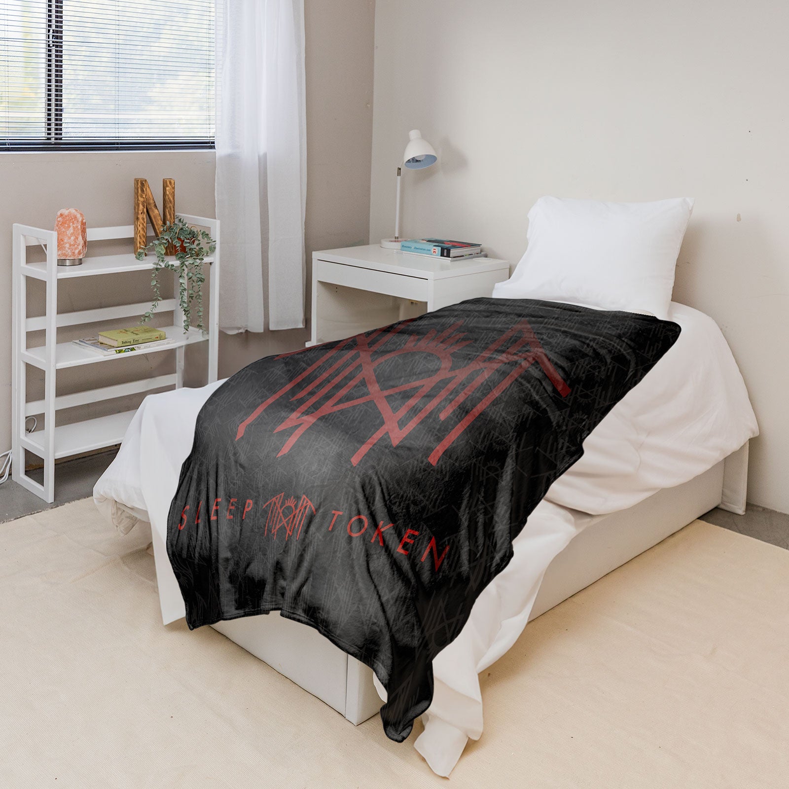 Sleep Token Sherpa Fleece Blanket: Red Logo (Multicolour)