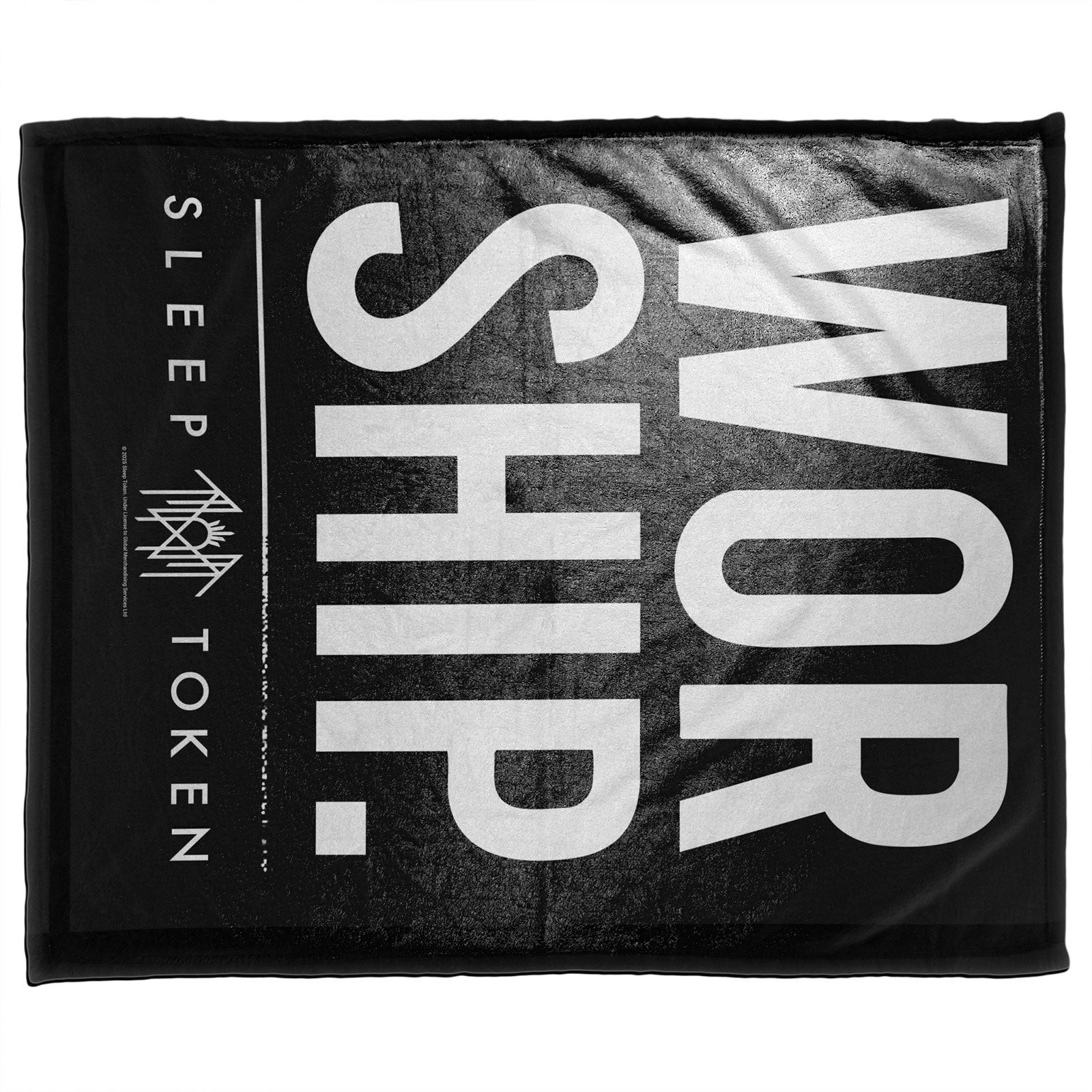 Sleep Token Sherpa Fleece Blanket: Worship (Black)