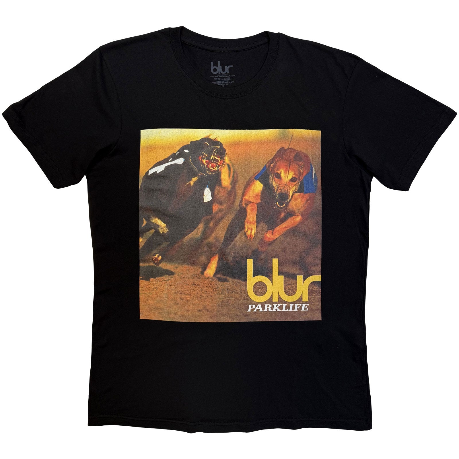 Blur Unisex T-Shirt: Parklife Album (Black)