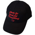 Bob Marley Unisex Baseball Cap: Herb So Good (Black)