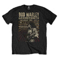 Bob Marley Unisex T-Shirt: Hammersmith '76 (Black)