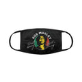 Bob Marley Face Mask: Don't Worry (Black)
