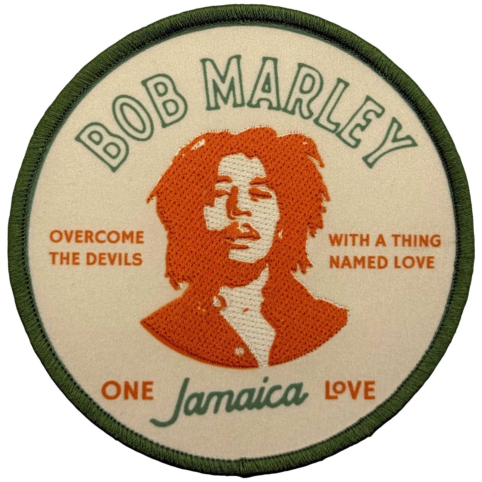 Bob Marley Woven Patch: Thing Called Love