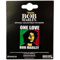 Bob Marley Pin Badge: One Love
