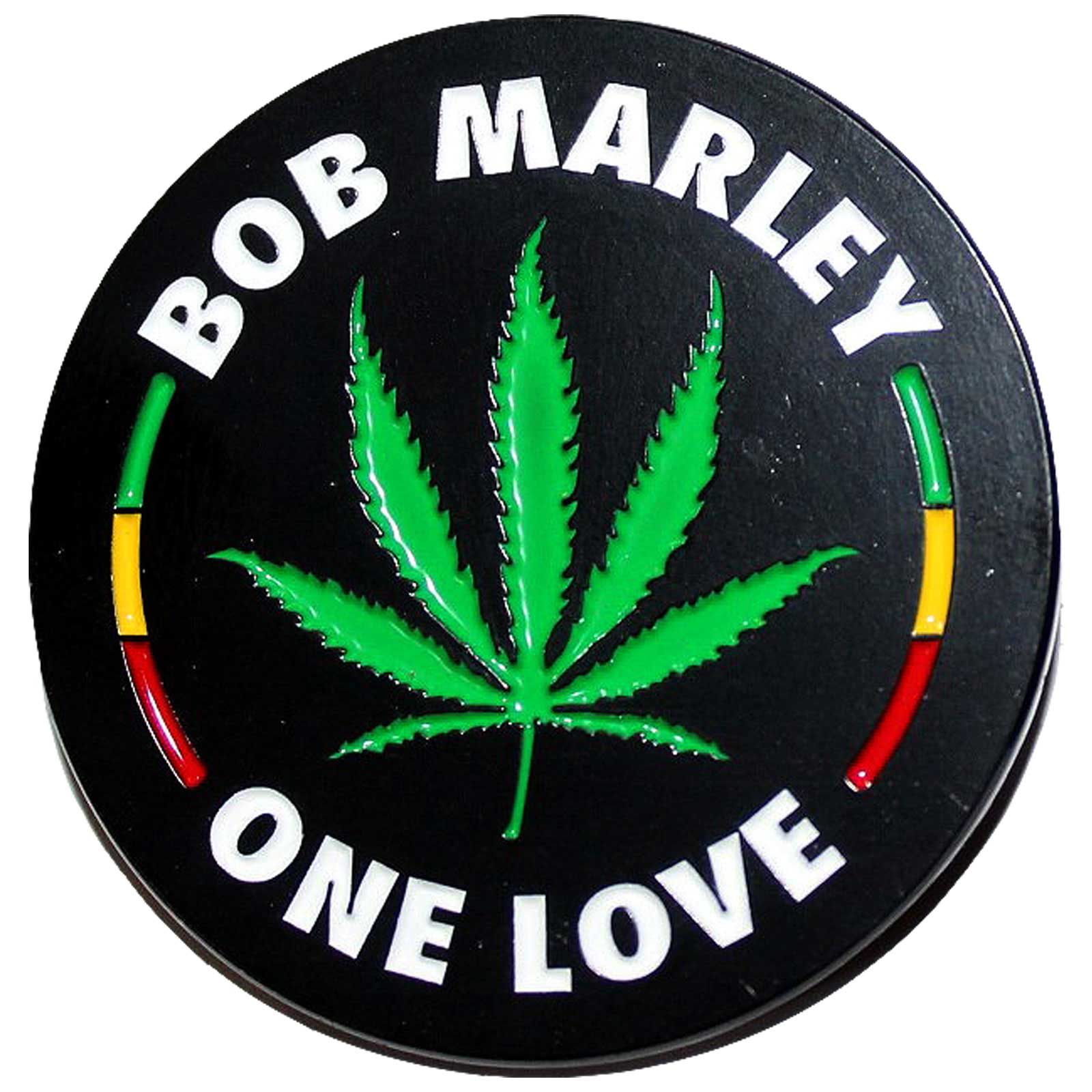 Bob Marley Pin Badge: Leaf