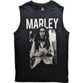 Bob Marley Unisex Tank T-Shirt: Marley B&W (Black)