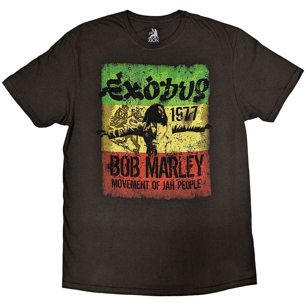 Bob Marley Unisex T-Shirt: Movement (Black)