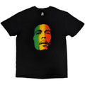 Bob Marley Unisex T-Shirt: Face (Black)