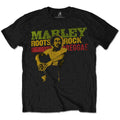 Bob Marley Kids T-Shirt: Roots, Rock, Reggae (Black)