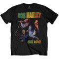 Bob Marley Unisex T-Shirt: One Love Homage (Black)