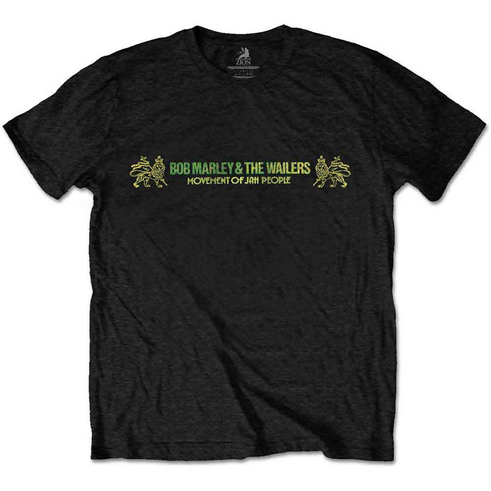 Bob Marley Unisex T-Shirt: Exodus (Black) (Back Print)