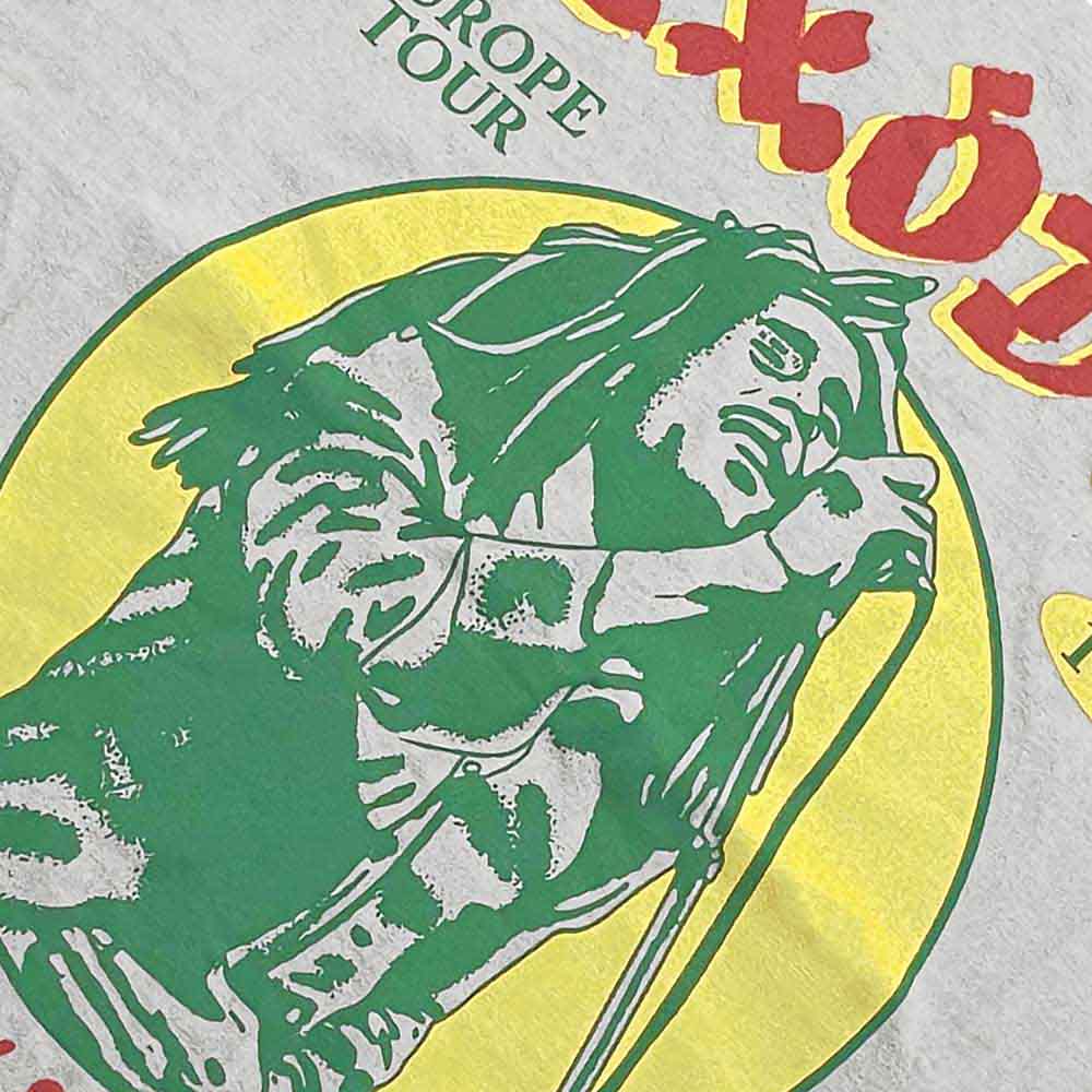 Bob Marley Unisex T-Shirt: 1977 Tour (Grey) (Wash Collection)