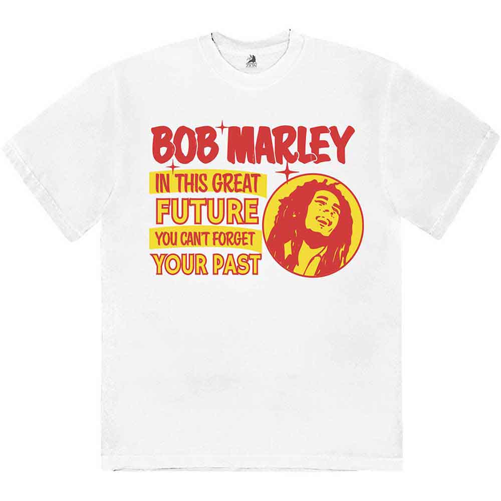 Bob Marley Unisex T-Shirt: This Great Future (White)
