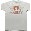 Bob Marley Unisex T-Shirt: Wings (White) (Embellished)