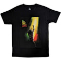 Bob Marley Unisex T-Shirt: One Love Movie Poster (Black)