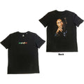 Bob Marley Unisex T-Shirt: One Love Portrait (Black) (Back Print & Embellished)