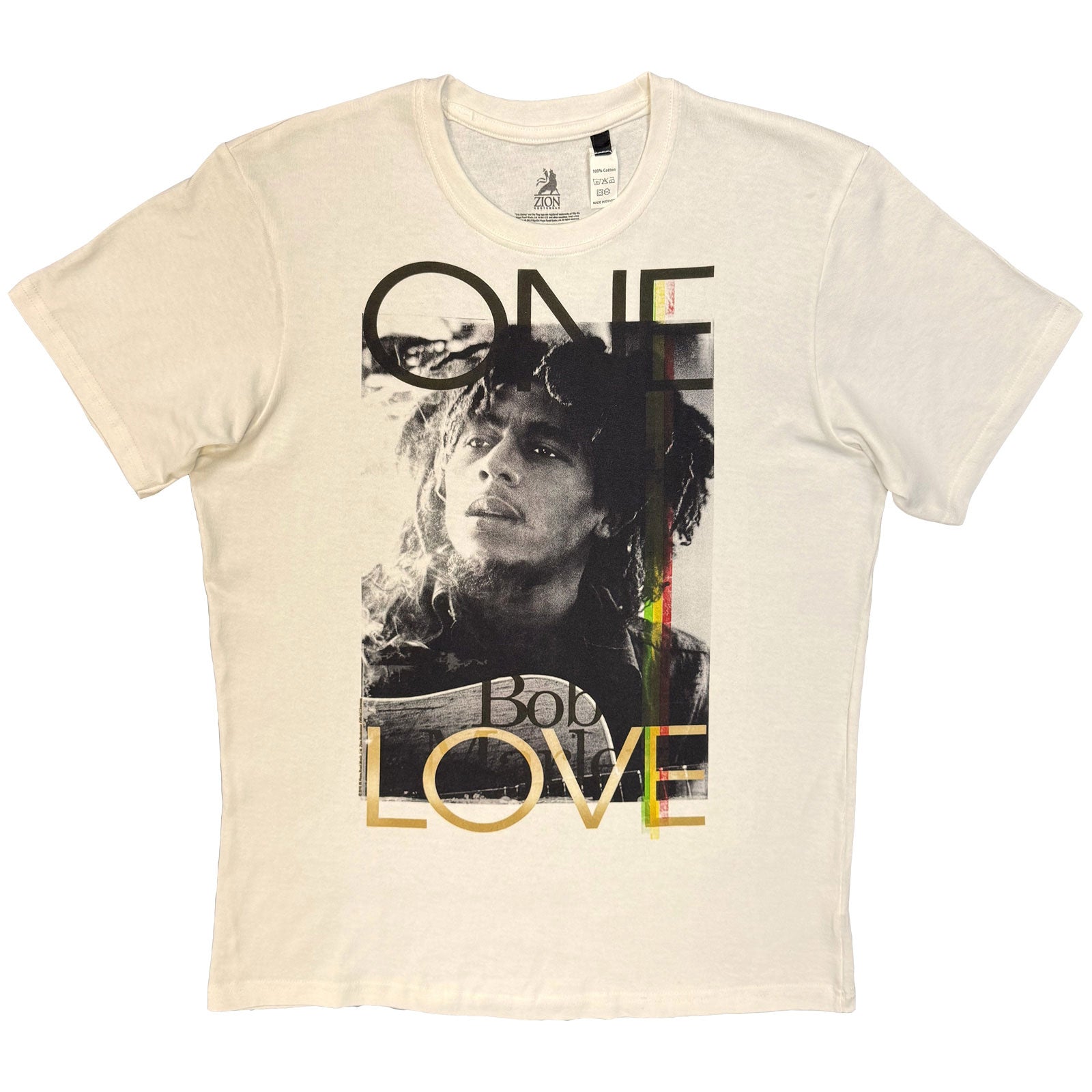 Bob Marley Unisex T-Shirt: One Love (Natural)