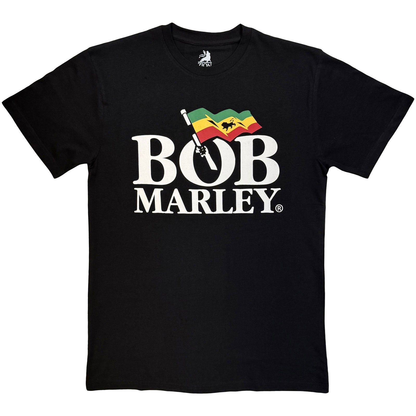Bob Marley Unisex T-Shirt: Logo Mono (Black)