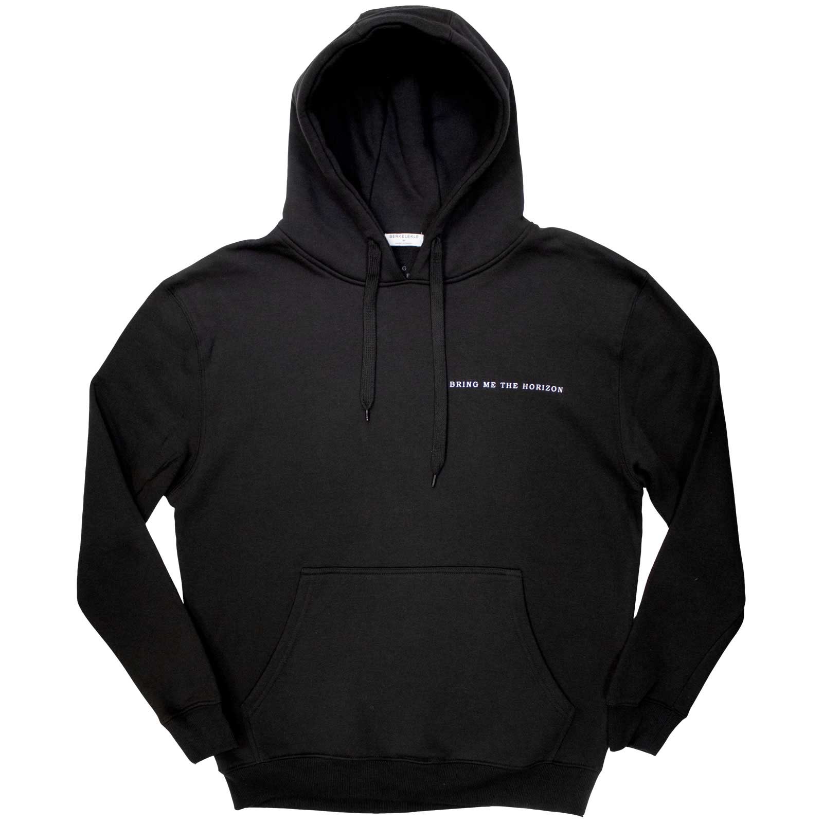 Bring Me The Horizon Unisex Pullover Hoodie: Flower of Life (Black) (Back Print)