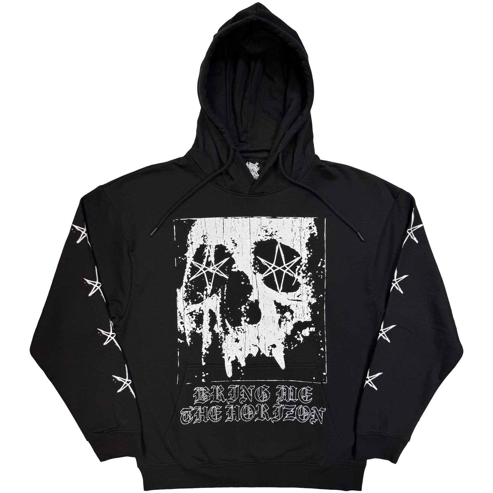 Bring Me The Horizon Unisex Pullover Hoodie: Oversized Skull (Black)