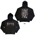 Bring Me The Horizon Unisex Pullover Hoodie: Nobody Loves You (Black) (Back & Sleeve Print)