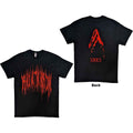 Bring Me The Horizon Unisex T-Shirt: Praying Amen (Black) (Back Print)
