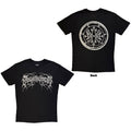 Bring Me The Horizon Unisex T-Shirt: Metal Logo Genxsis (Black) (Back Print)