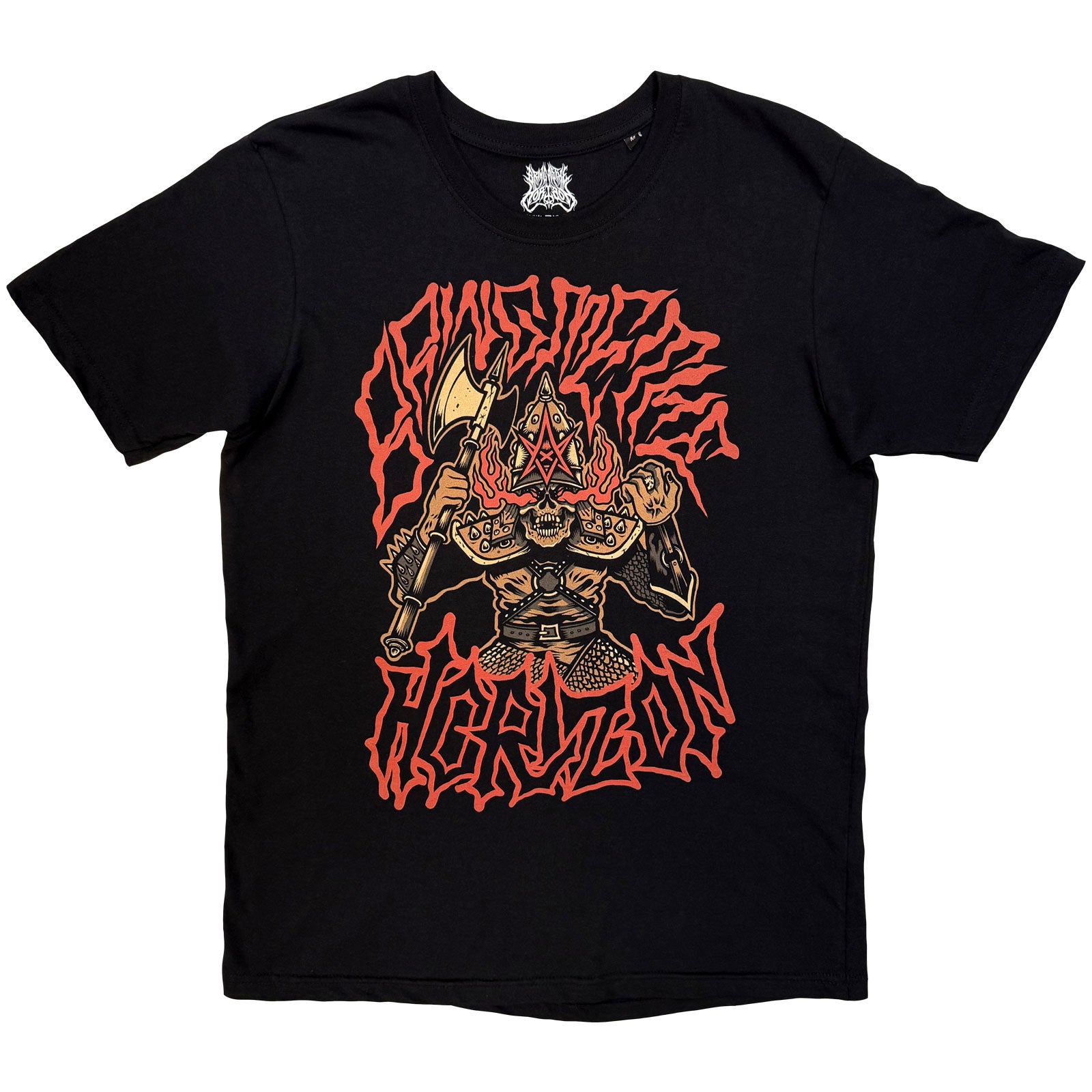 Bring Me The Horizon Unisex T-Shirt: Warrior (Black) (Back Print)