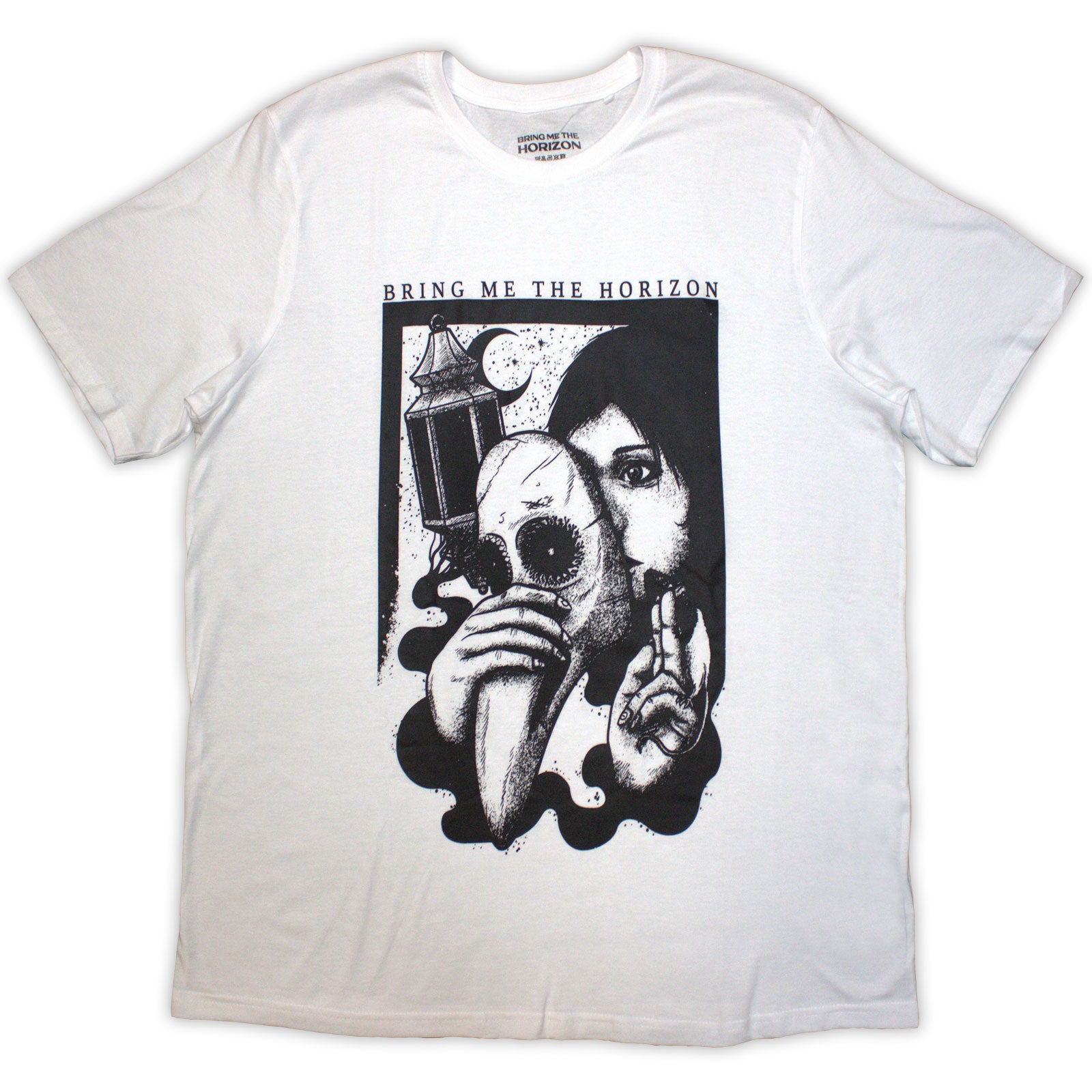 Bring Me The Horizon Ladies T-Shirt: Plague (White)