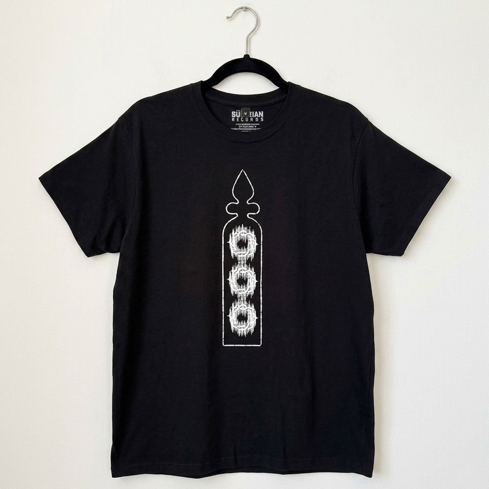 Bad Omens Unisex Premium Carbon T-Shirt: Stained Glass (Black) (Back Print)