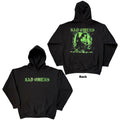 Bad Omens Unisex Pullover Hoodie: Green Angel (Black)(Back Print)