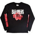 Bad Omens Unisex 2 In 1 Layered Long Sleeve T-Shirt: Do You Feel Love? (Black) (Sleeve Print)