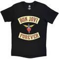 Bon Jovi Unisex T-Shirt: Dagger Heart (Black)