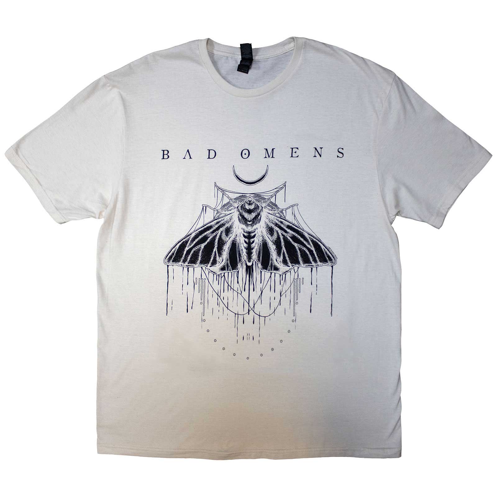 Bad Omens Unisex T-Shirt: Moth (Natural)