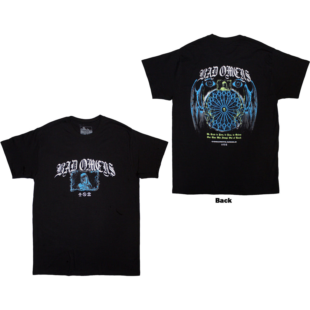 Bad Omens Unisex T-Shirt: Gothic (Back Print) (Black)