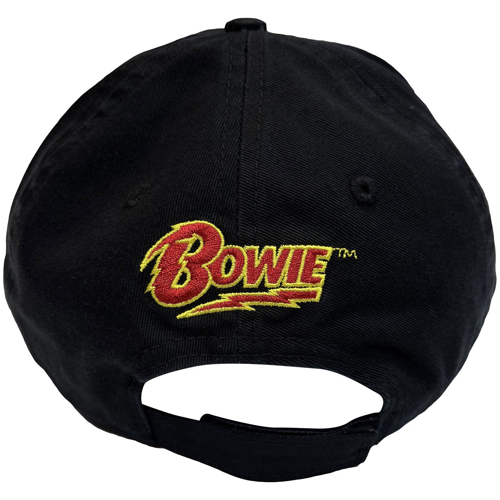 David Bowie Unisex Baseball Cap: Flash Logo (Black)